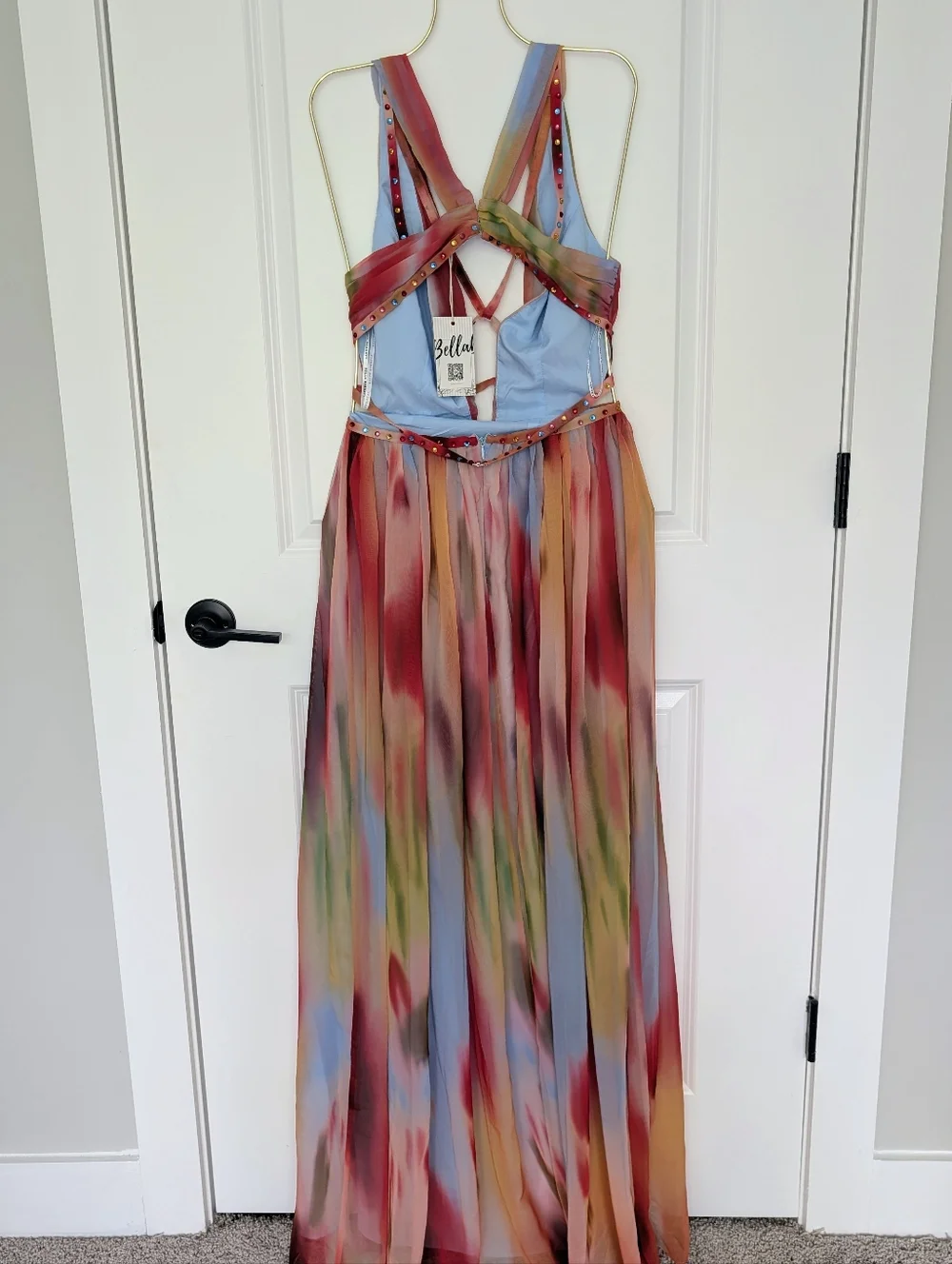 Eileen Printed Slit Maxi Dress - Picture 5 of 10